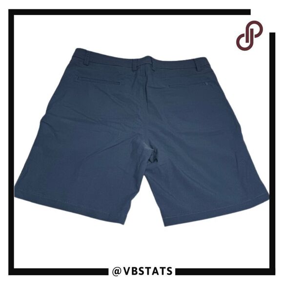 tasc Performance Men's Tailored Chino Shorts Navy Blue Size 36 - Picture 2 of 7